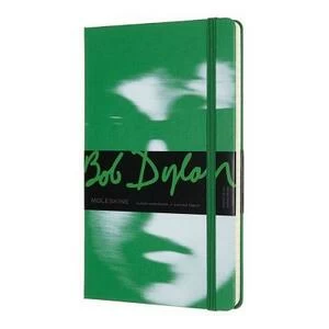 Блокнот Moleskine BOB DYLAN Large 130х210мм 240стр. линейка твердая обложка зеленый