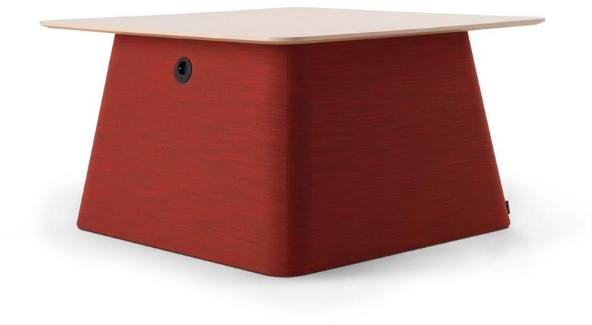 Offecct Квадратный журнальный столик из дерева и ткани Osaka sun-id-1350609 - Вид №2