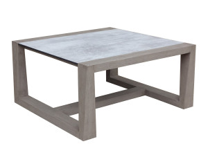 Квадратный садовый журнальный столик в HPL