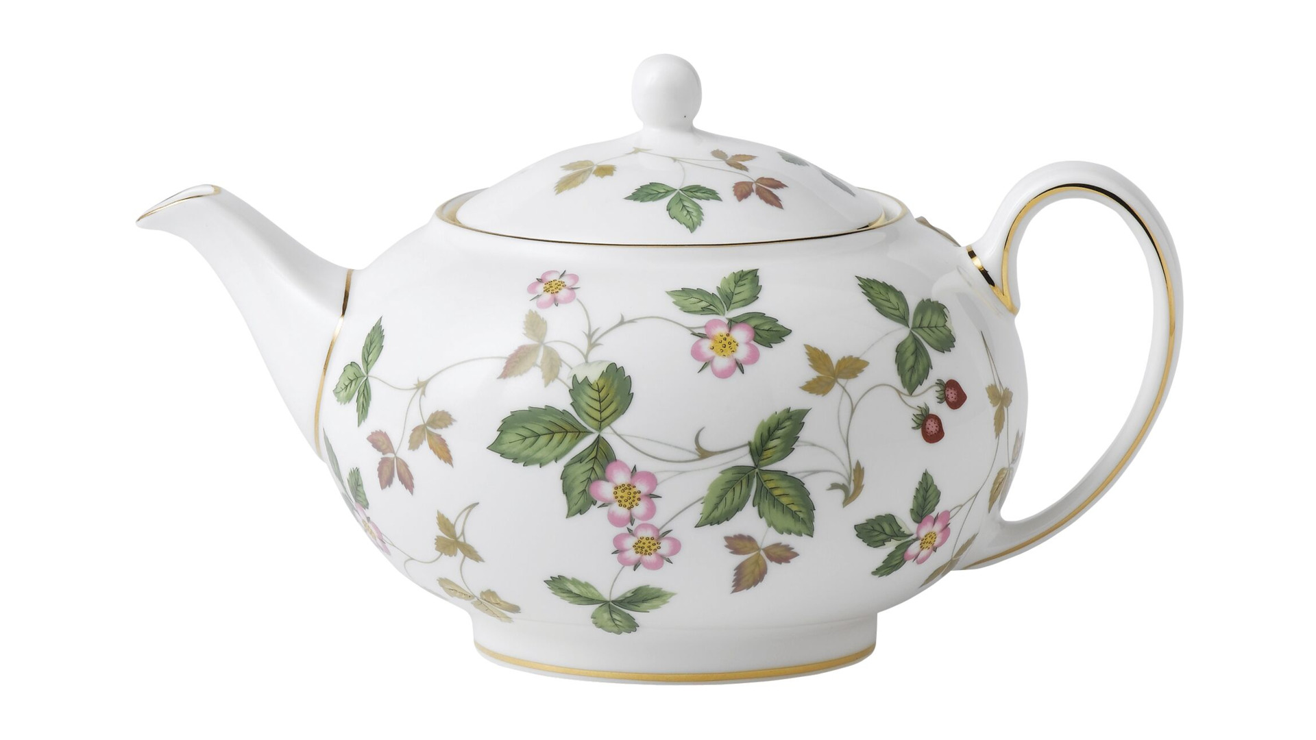 10672529 Wedgwood Сервиз чайный Wedgwood Земляника на 6 персон 21 предмет, фарфор Фарфор костяной  - Вид №1