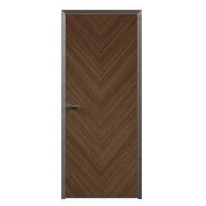 Дверь межкомнатная глухая с замком в комплекте Invisible 60x230 мм ПВХ правая цвет орех 88401451 STLM-2004707
