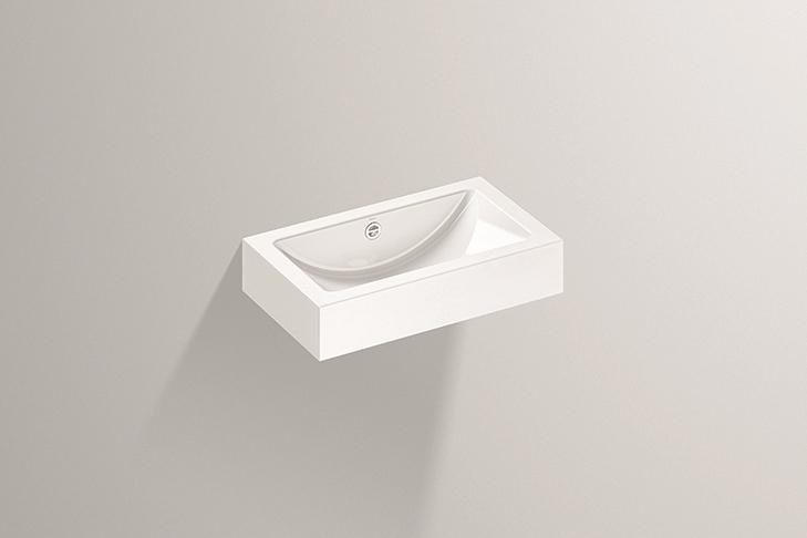 4200000000 Умывальник, wt.pr585, белая, proshield Alape серия PR 