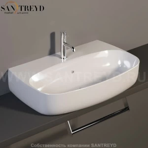 534201 Подвесная раковина настенная овальная Kerasan Nolita белая