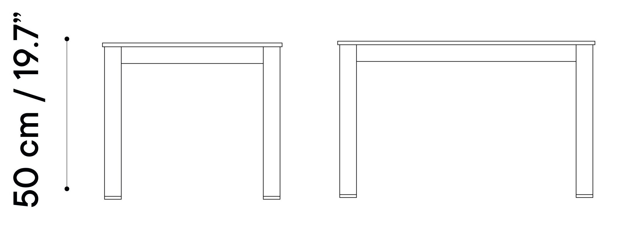 Квадратный садовый столик iSimar ARCH-00078267 - Вид №2