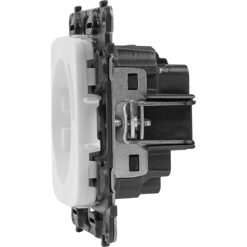 Розетка Legrand Valena Allure 2 контакта с заземлением с защитными шторками цвет белый 82169351 STLM-2040130 - Вид №4