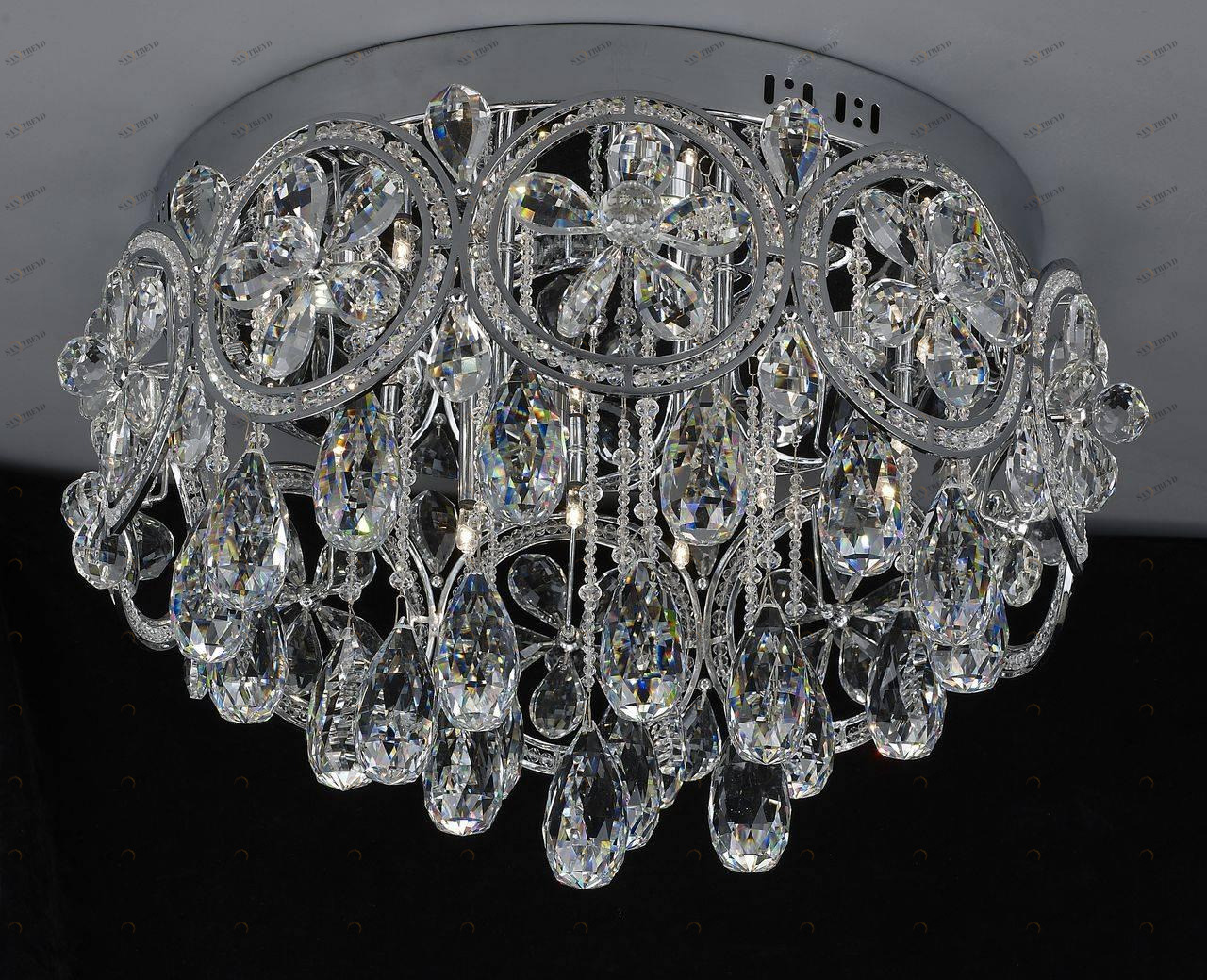 Потолочный светильник ST Luce SL771.103.16 ST LUCE ДИЗАЙНЕРСКИЕ 073288 Прозрачный;хром 