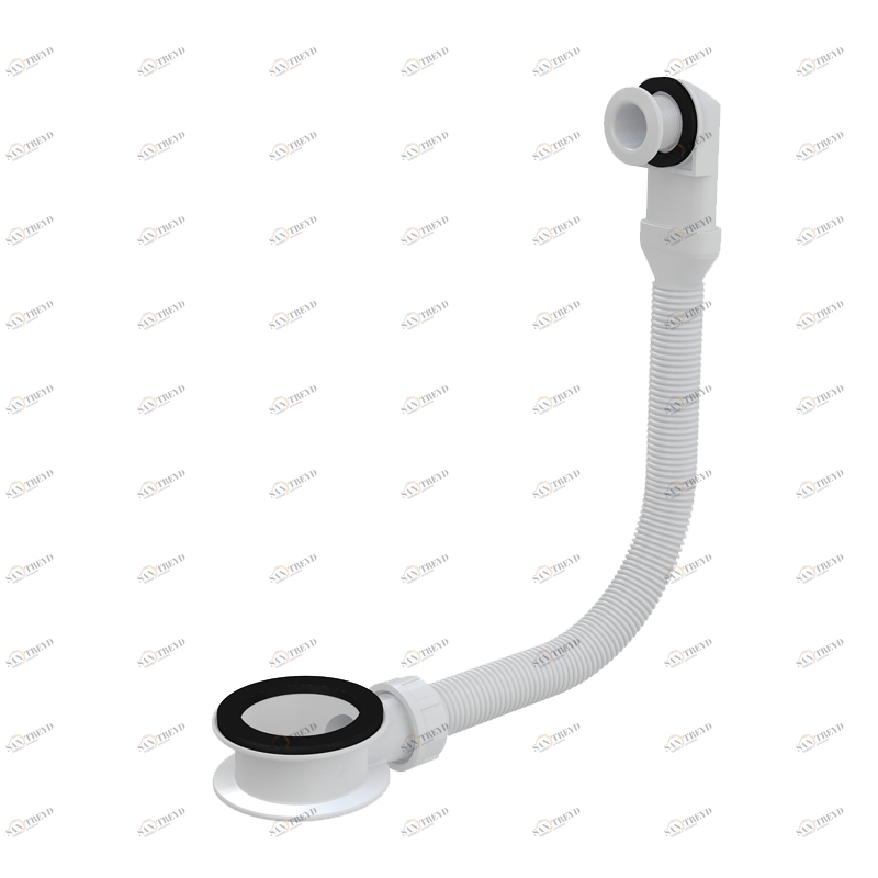 Слив-перелив для умывальника, белый ALCAPLAST A328B