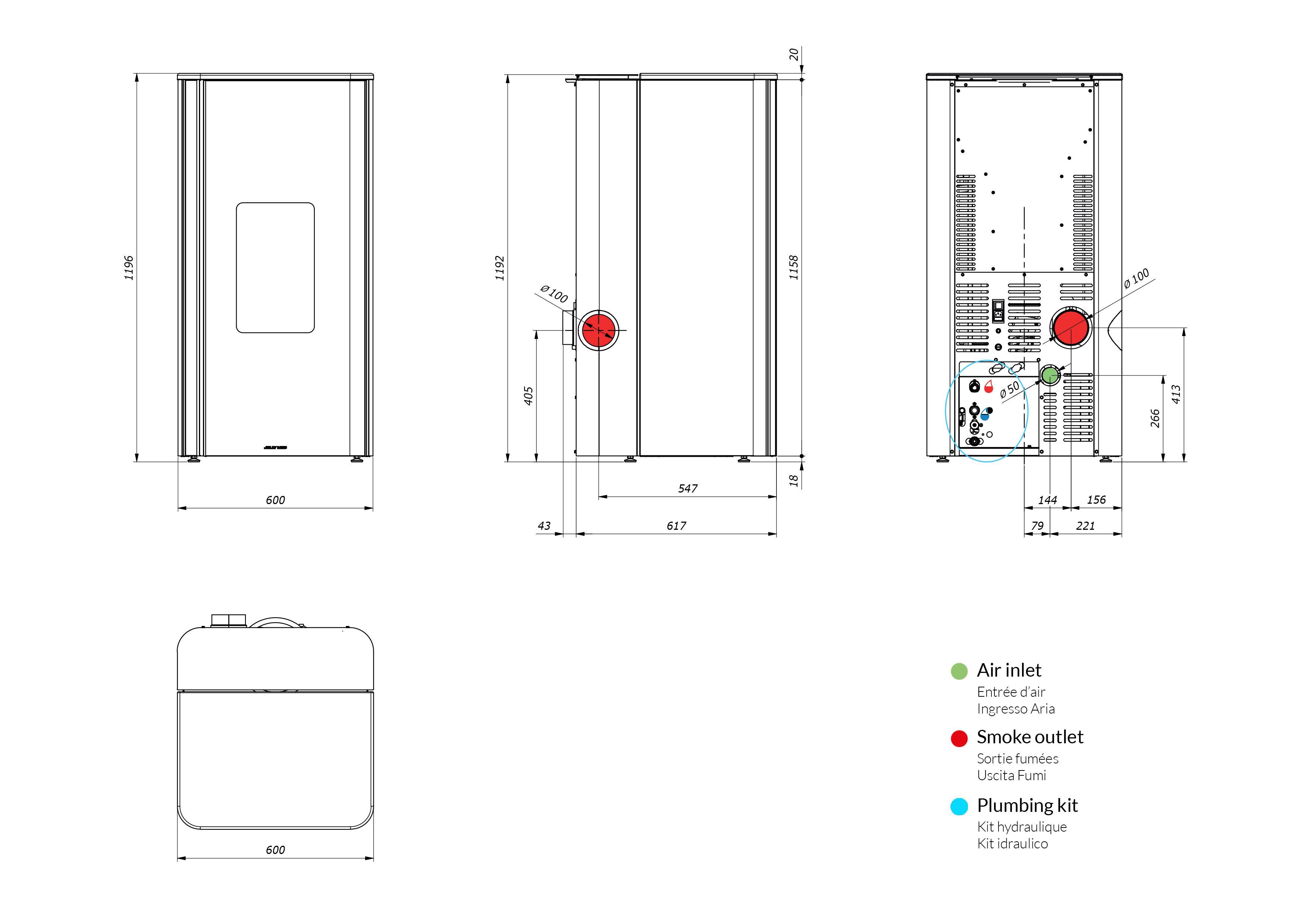 Термостафа на гранулах класса A+ Jolly Mec водяные системы ARCH-00115562 - Вид №2