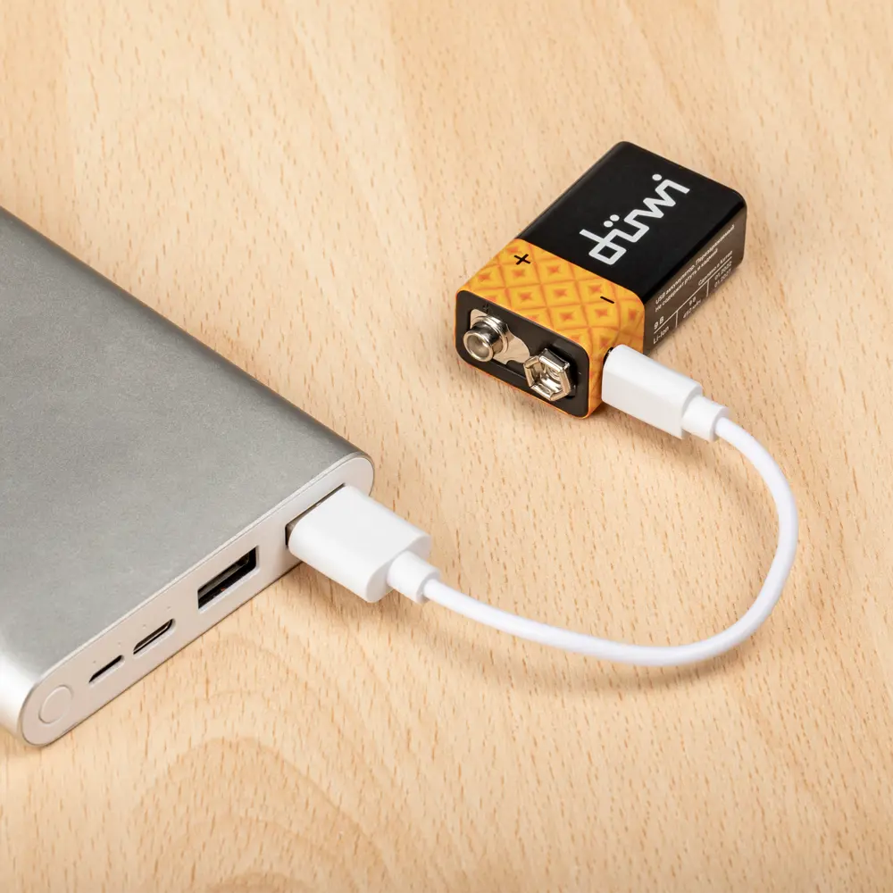 Аккумулятор литий-ионный Крона 9V 62014 DUWI STLM-2149405 - Вид №8