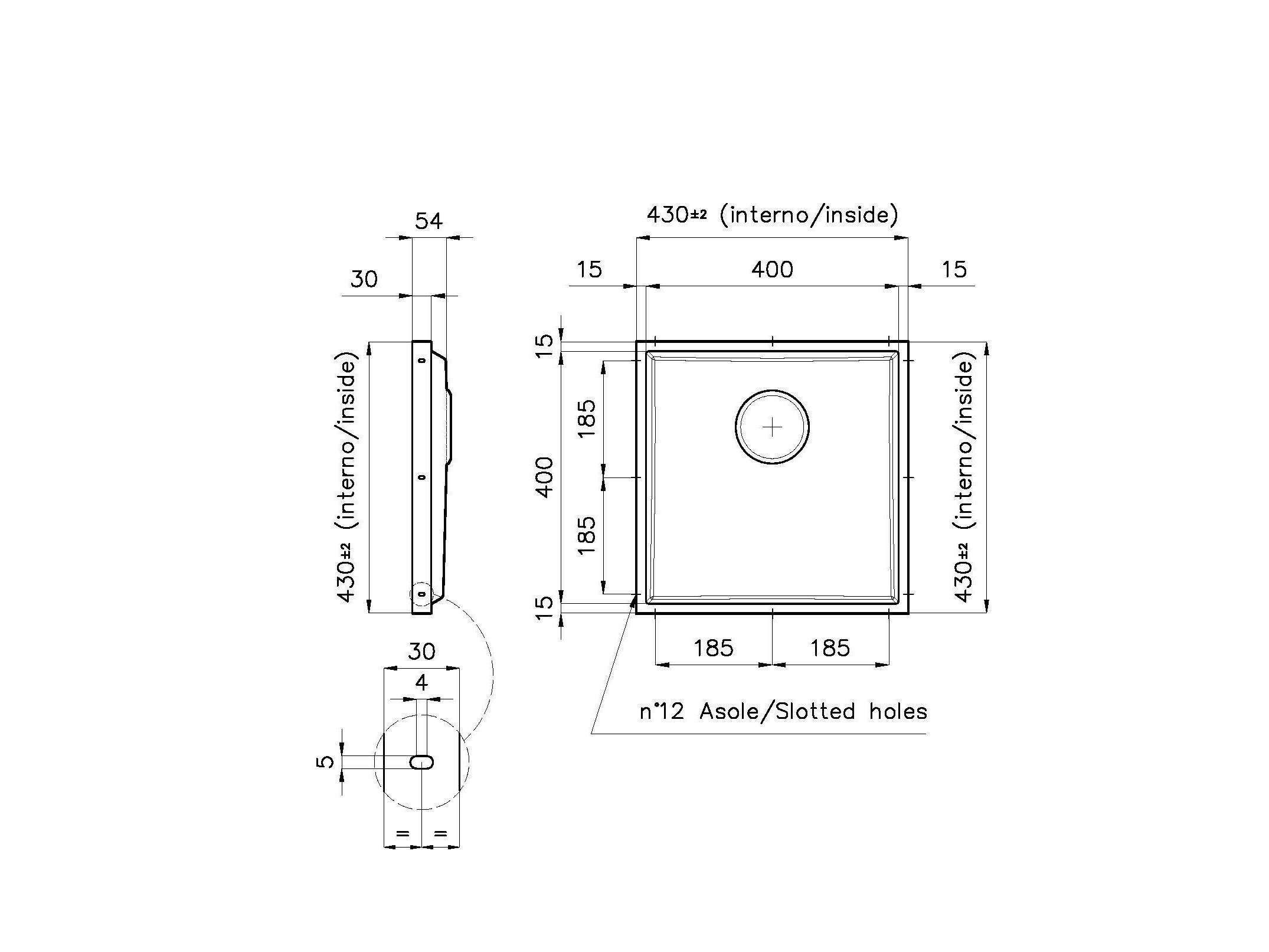 Раковина из нержавеющей стали Foster Phantom ARCH-00090592 - Вид №2