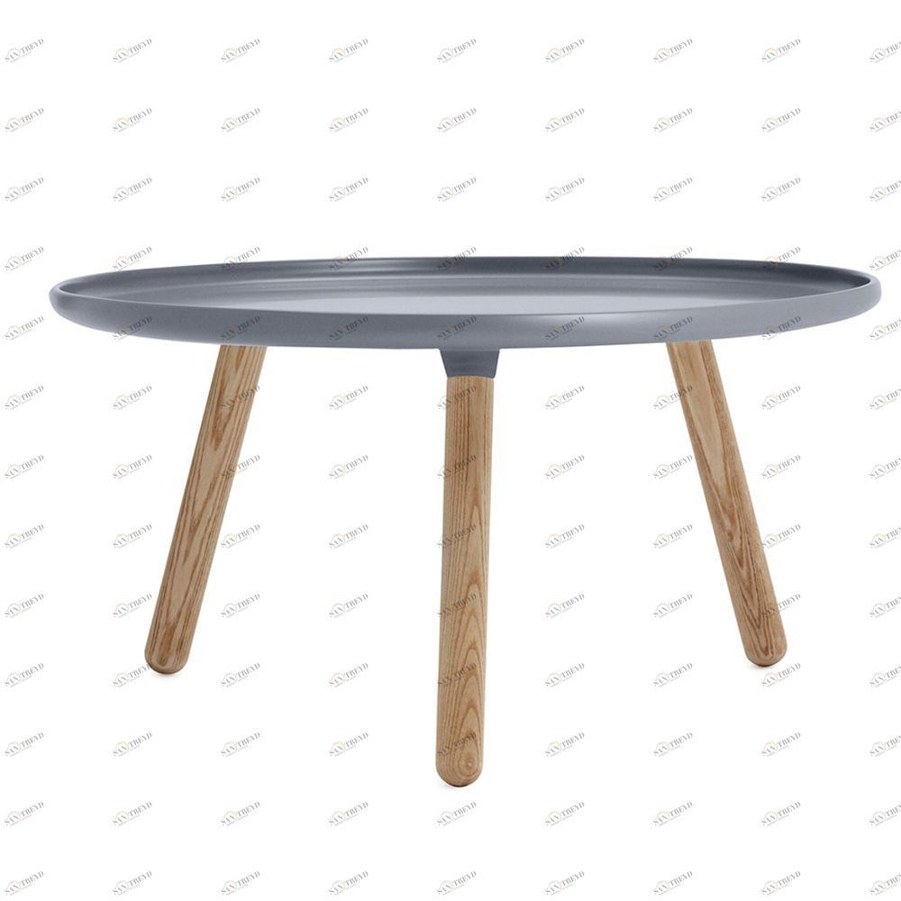 Стол Tablo большой 42 x D78 cm, серый Normann Copenhagen 602145
