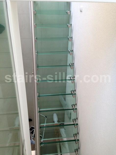 Siller Treppen Самонесущая открытая лестница из железа и стекла Sevilla vetro sun-id-1389673 - Вид №3