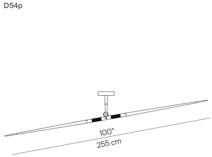 LUCEPLAN Светодиодный потолочный светильник из метакрилата Javelot macro sun-id-1466660 - Вид №2