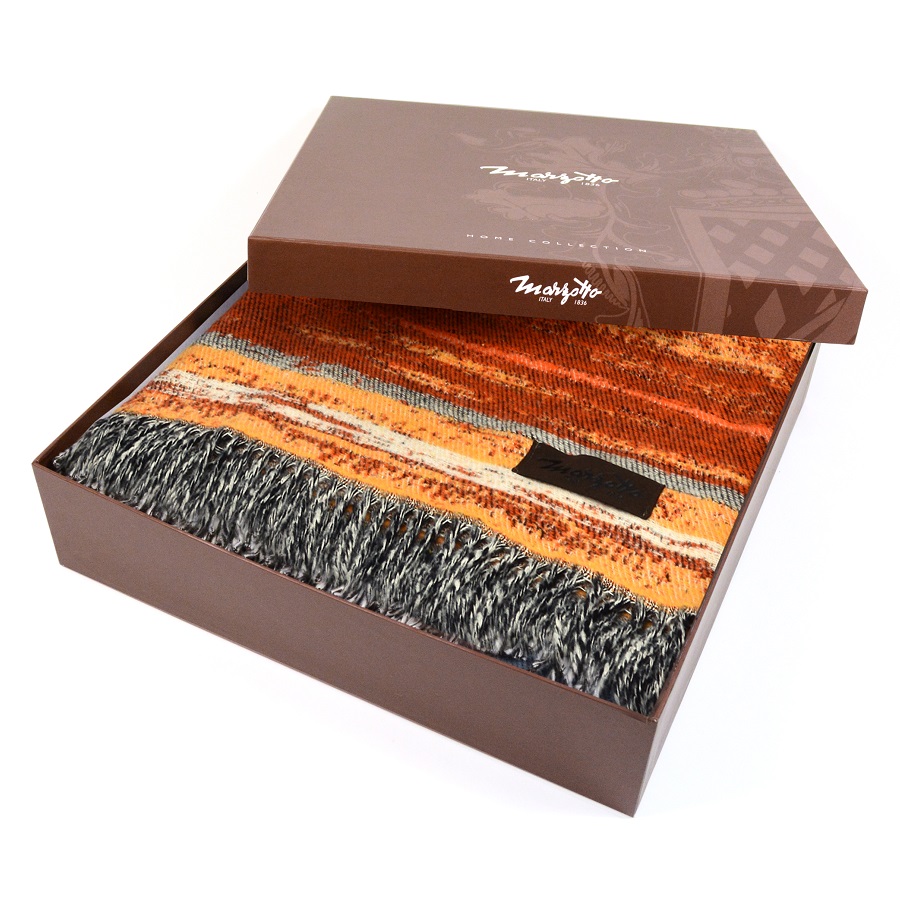 Плед Litorale, 130х180 см, оранжевый MARZOTTO LITORALE7000 - Вид №3