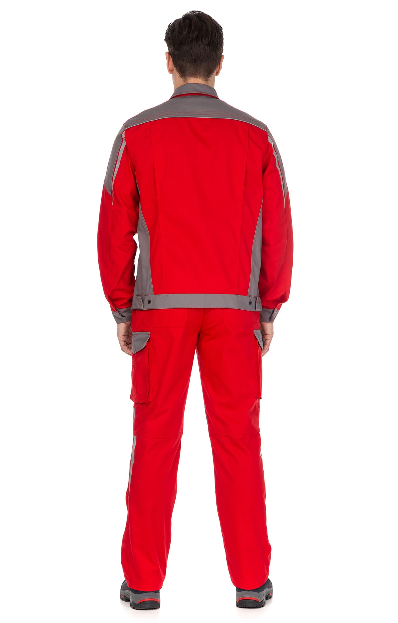 70060 Костюм  NEW красный с серым STATUS  Летняя спецодежда  размер 60-62/182-188  - Вид №10