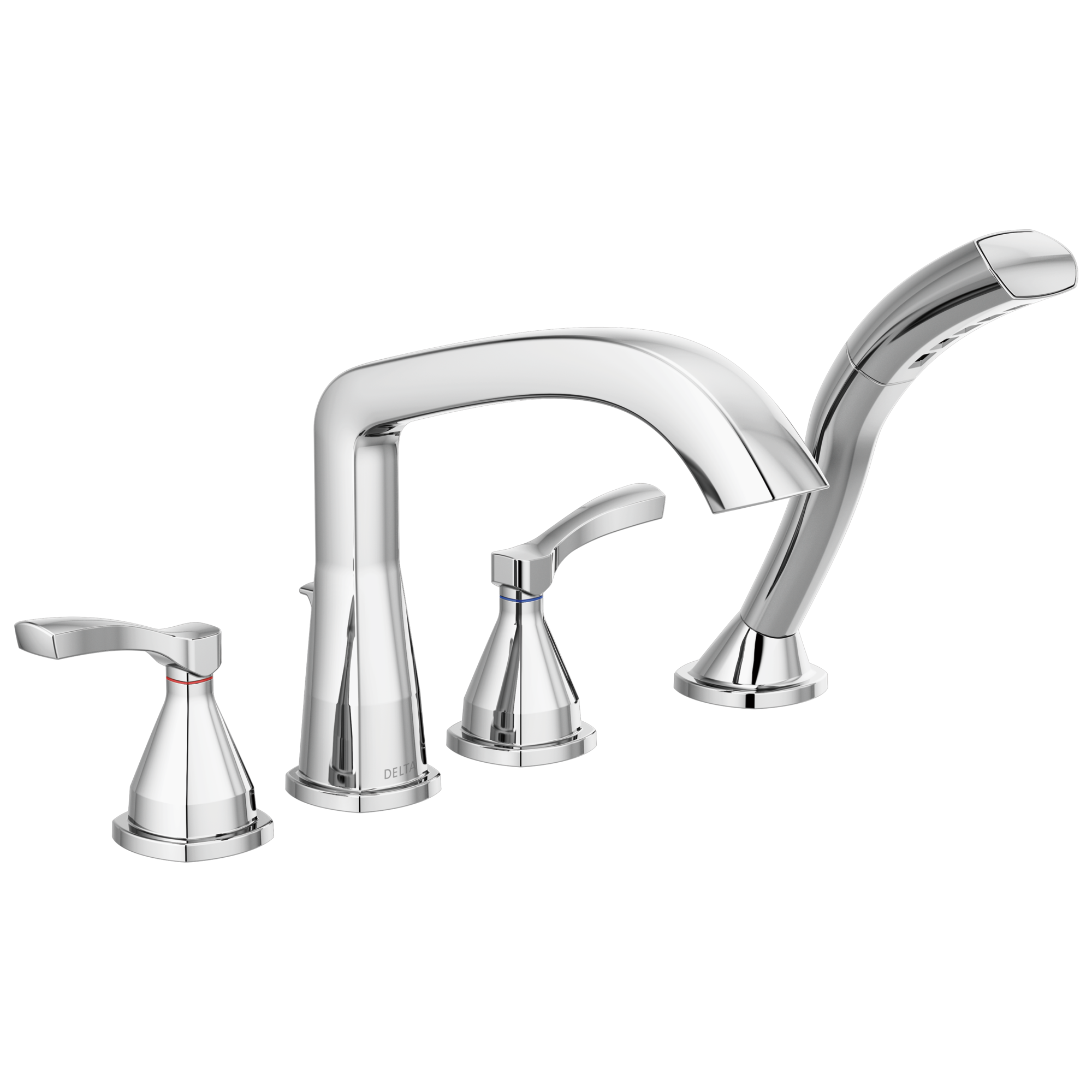 T4776 Римская ванна с четырьмя отверстиями Delta Faucet Stryke Хром 