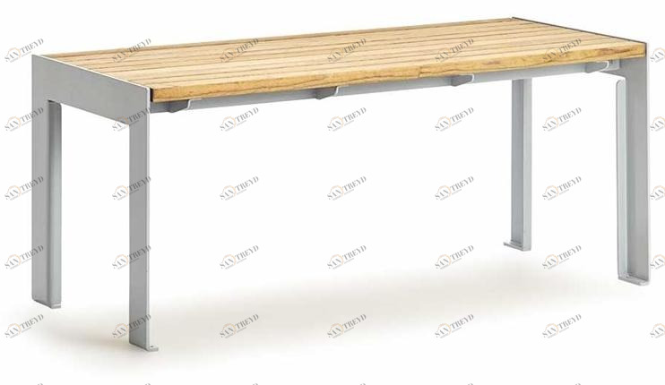 VESTRE Стол для общественных мест из стали и дерева Vroom sun-id-1415752