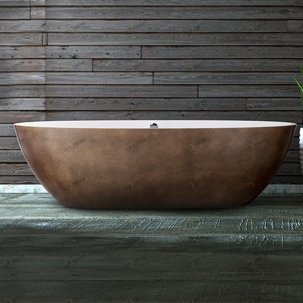 Ванна отдельностоящая Stone One Bronze Aquamass