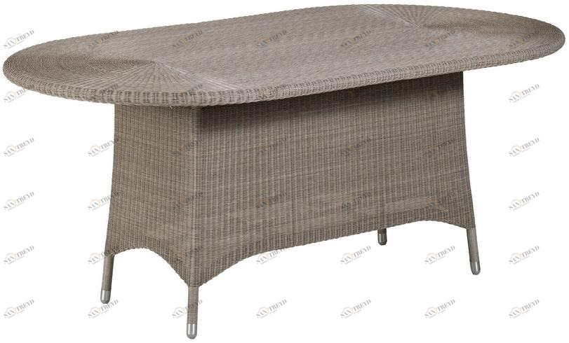 Kok Maison Овальный садовый стол из полиэтилена Résine fine sun-id-1456083