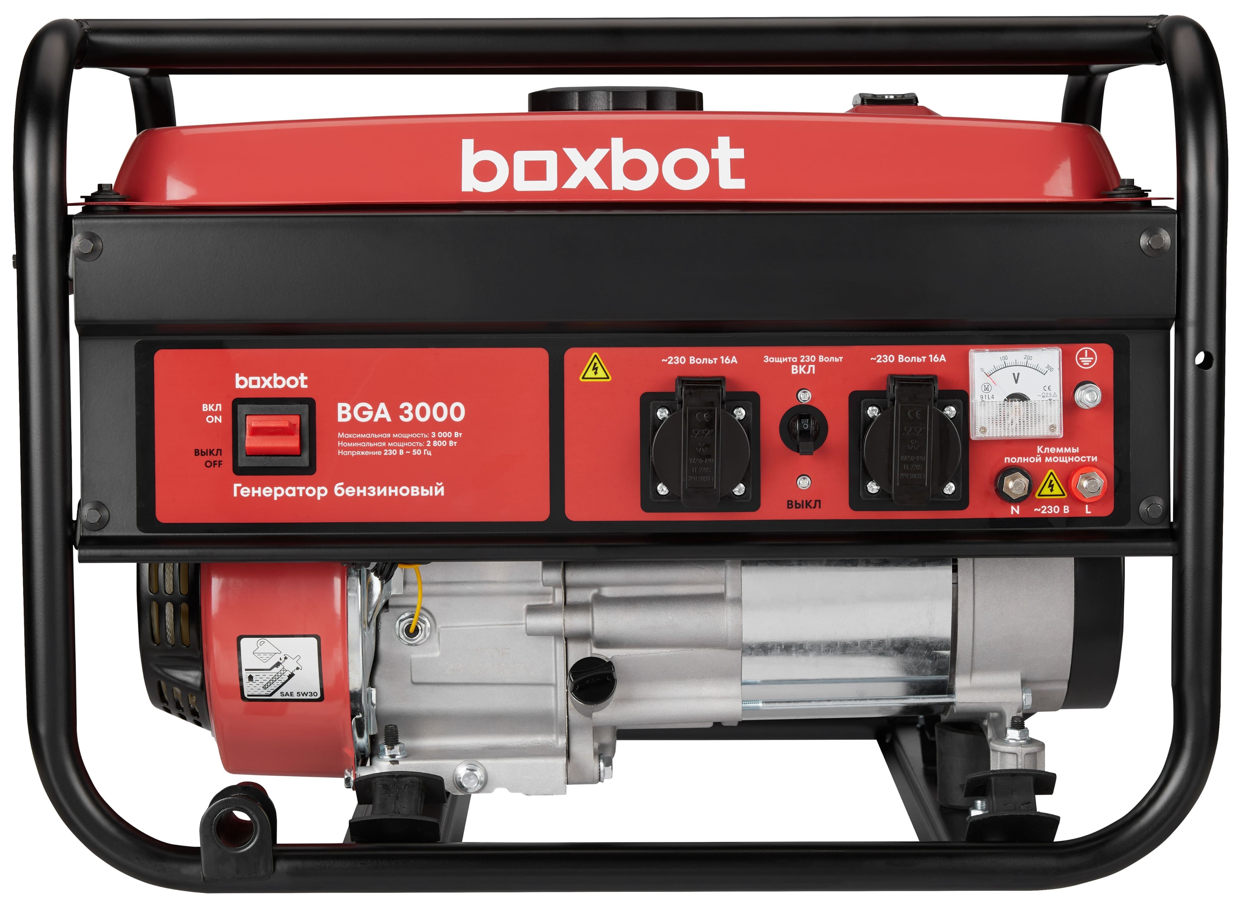 Электрогенератор   бензиновый Boxbot BGA 3000 5629409 STDN-0010262 - Вид №2