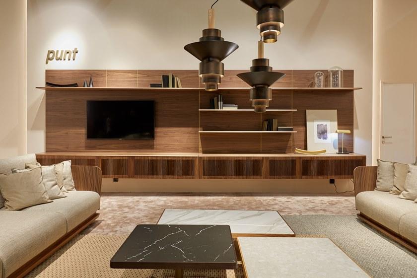 Punt Настенная деревянная оборудованная стена с подставкой под телевизор sun-id-1363493 - Вид №5