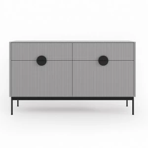 Комод с ящиками и дверцами светло-серый Uno BRAGIN DESIGN LIVING 00-3974659 Серый