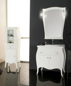 8953 Tifernoit Белая лакированная композиция для ванной Bagno