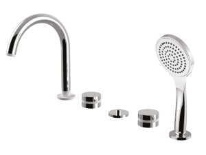 Набор для ванны с 5 отверстиями и ручным душем