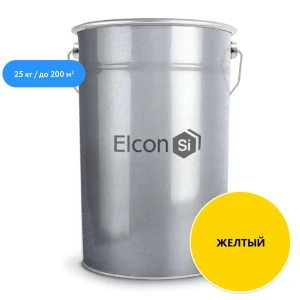 91106803 Грунт-эмаль по ржавчине 3 в 1 Elcon 00-00461537 цвет желтый 25 кг STLM-0858005