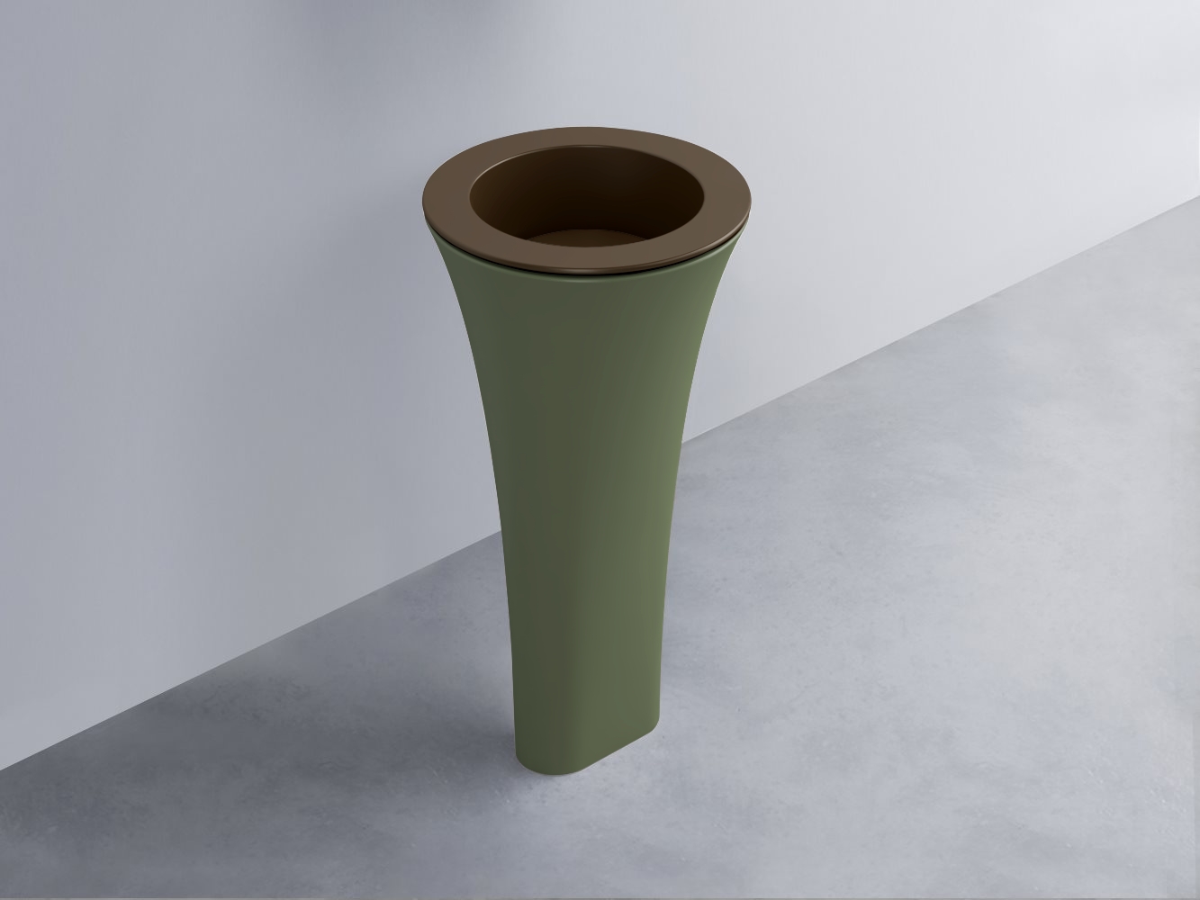 AMLA45-CA+AMPILT-CA+AMCOLT-AG Раковина Amedeo Tondo отдельностоящая cielo Enjoy + Amedeo Ceramica Cielo