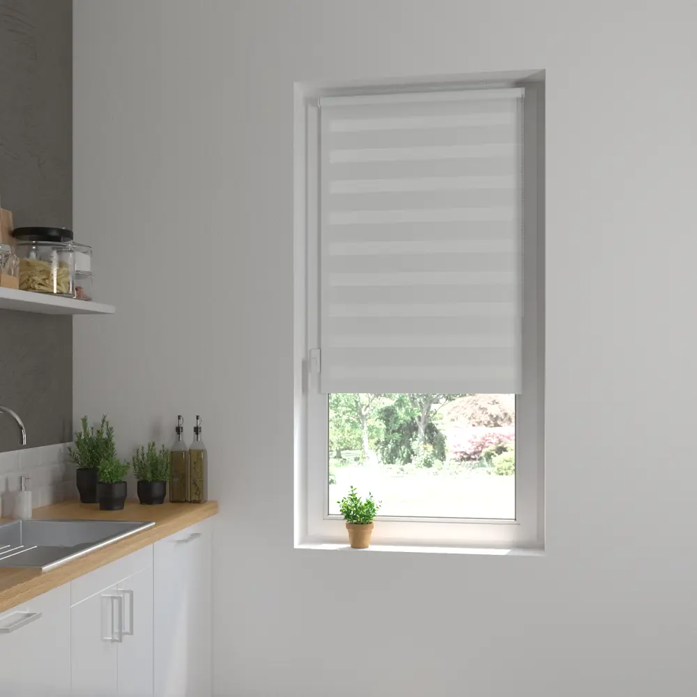 Штора рулонная день-ночь Inspire Peter 70x160 см светло-серая Granit 5 82691064 STLM-2102090 - Вид №11
