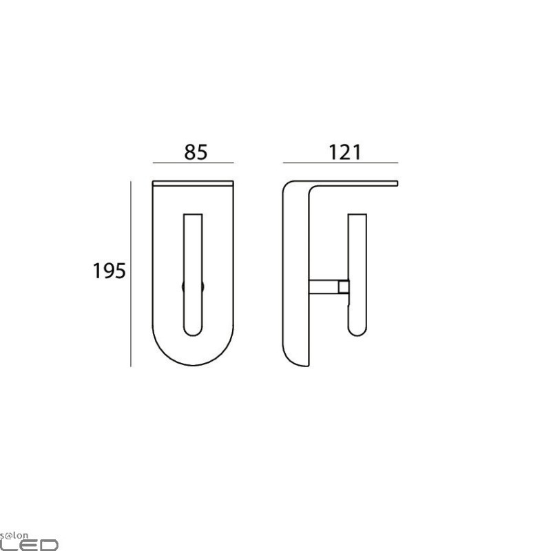 Linea Light 2Nights 7943 медь настенный 111634 - Вид №2