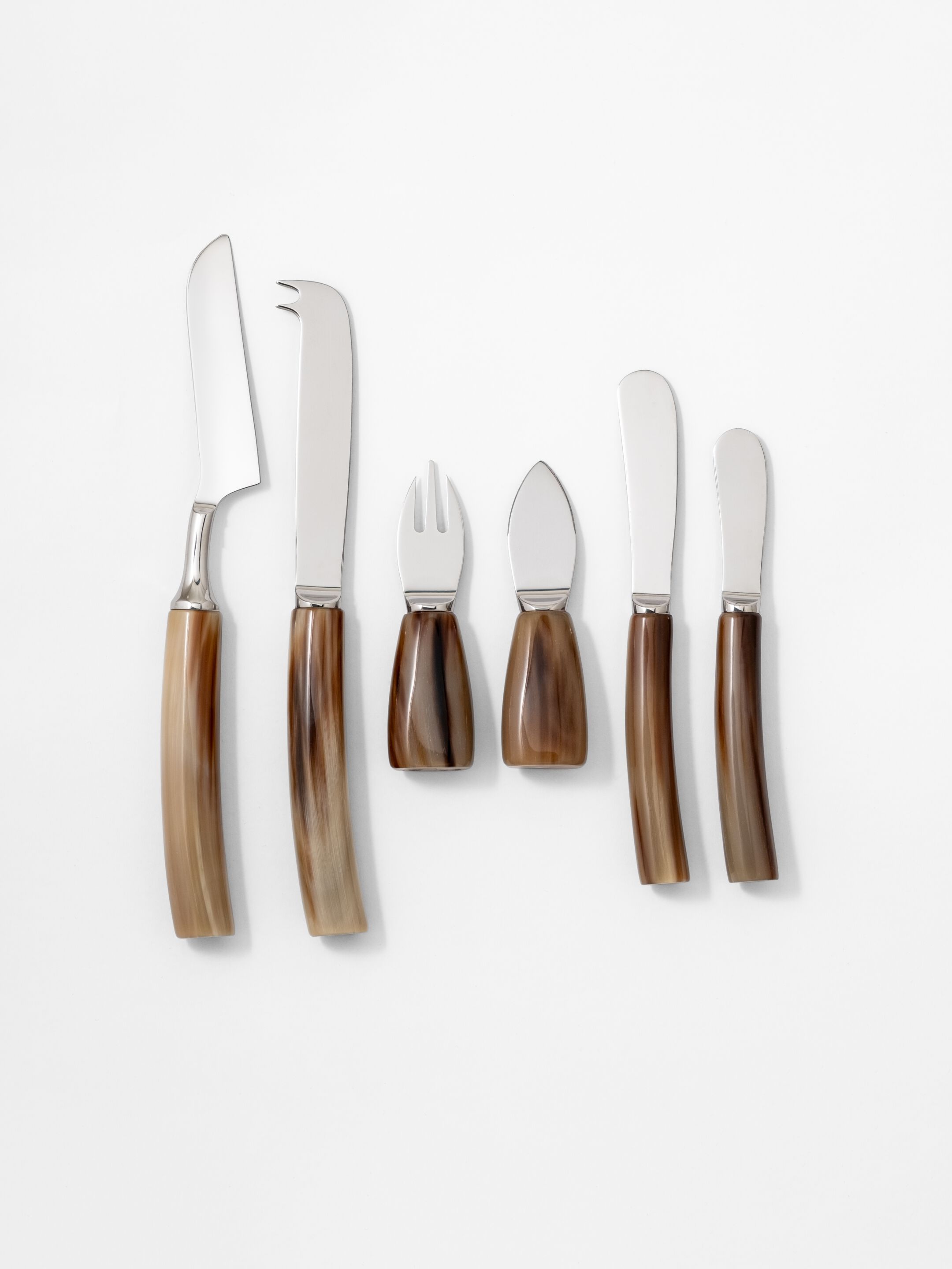 Набор столовых приборов для сыра из нержавеющей стали Zanchi 1952 Natural ARCH-00140078 - Вид №1