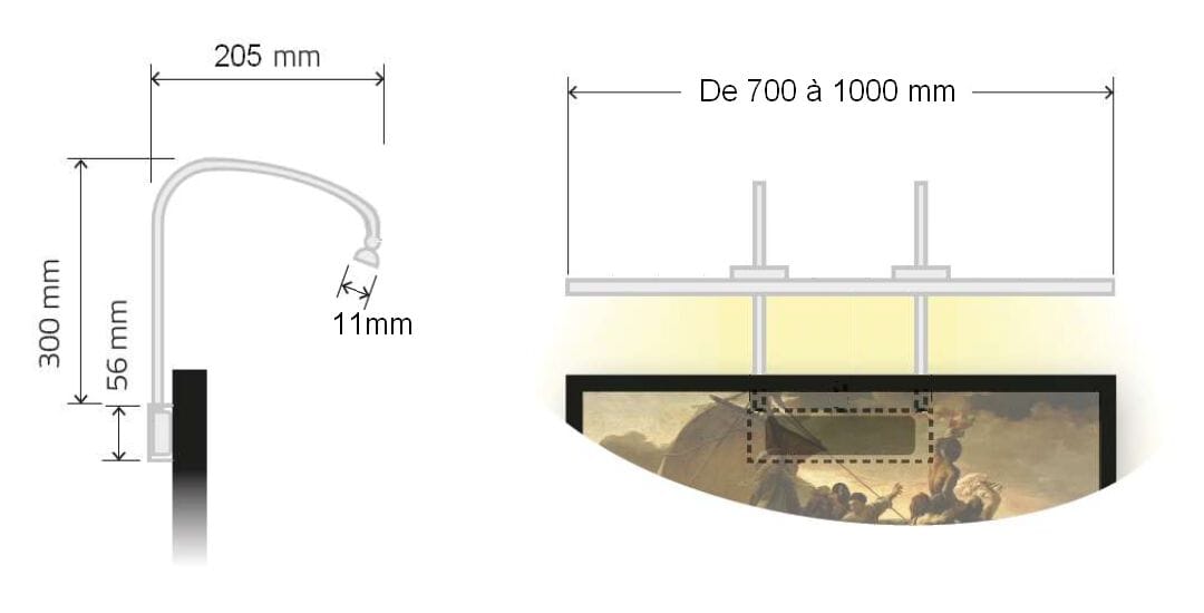 Светодиодный настенный светильник для картин TEKNI-LED Paris ARCH-00027422 - Вид №2