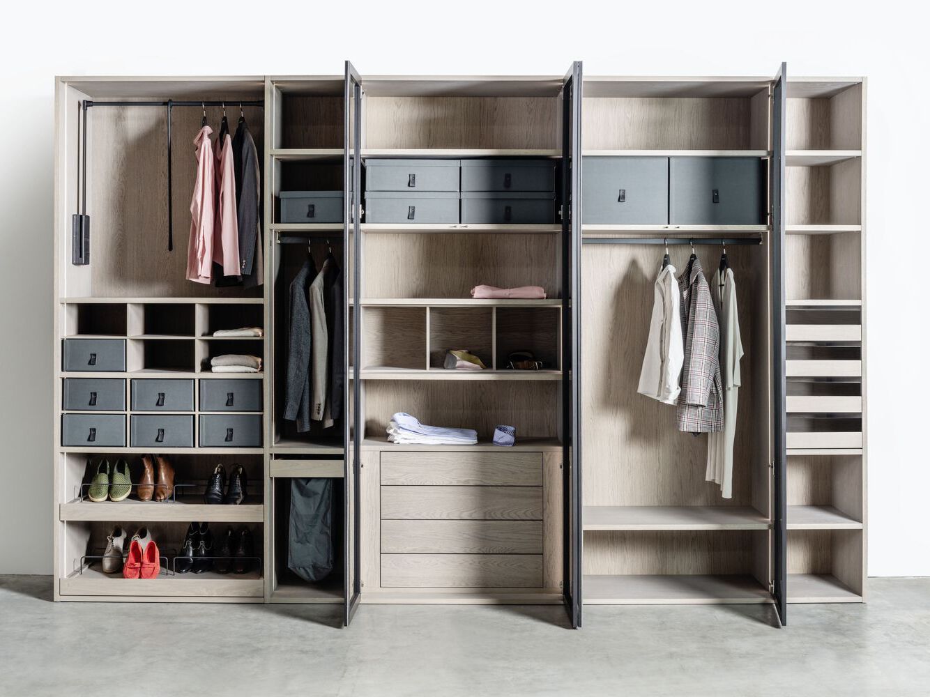 Модульная гардеробная на заказ Sudbrock Möbelhandwerk Fokus ARCH-00094450