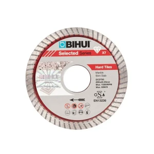 91749135 Диск алмазный по керамограниту Bihui B-Turbo DCDT85 сплошной 85x22.23x1 мм STLM-1457129