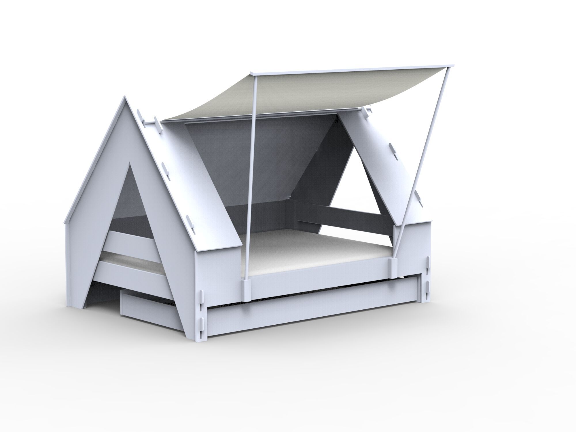 Кровать для занавесок из МДФ Mathy by Bols палатка ARCH-00063792 - Вид №55