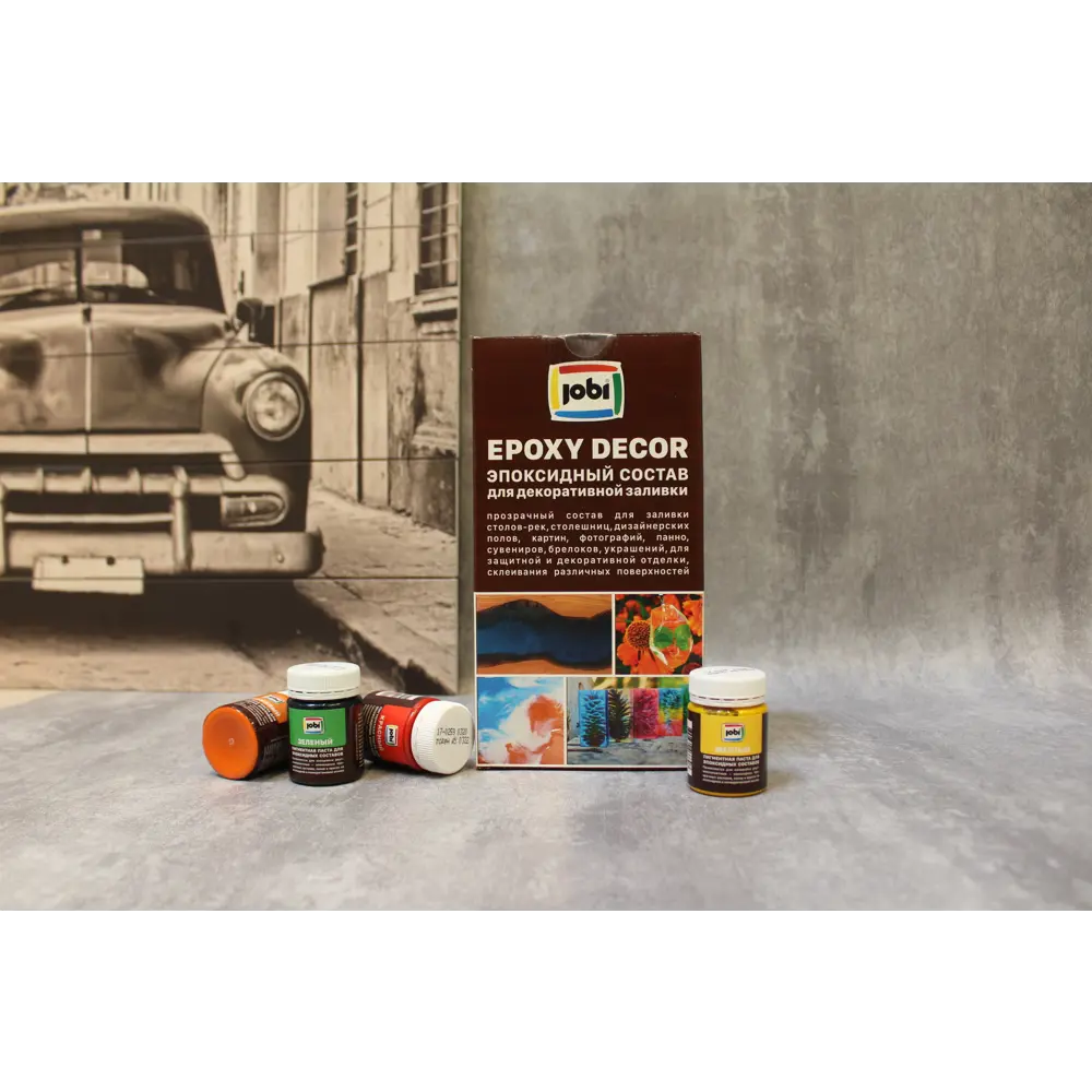 Состав эпоксидный Jobi для декоративной заливки 1.35 кг STLM-2043393 - Вид №5
