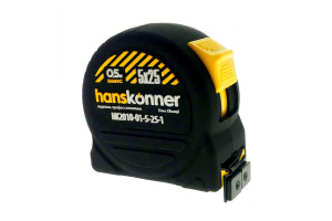 16101855 Рулетка 5x25+0,5м HK2010-01-5-25-1 Hanskonner