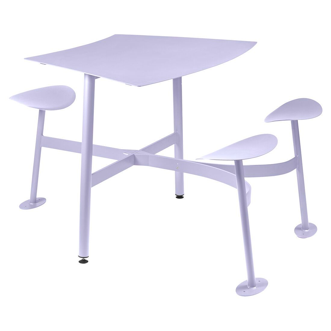 3-местный квадратный модульный стол со встроенными сиденьями Fermob Bolder ARCH-00089159 - Вид №7