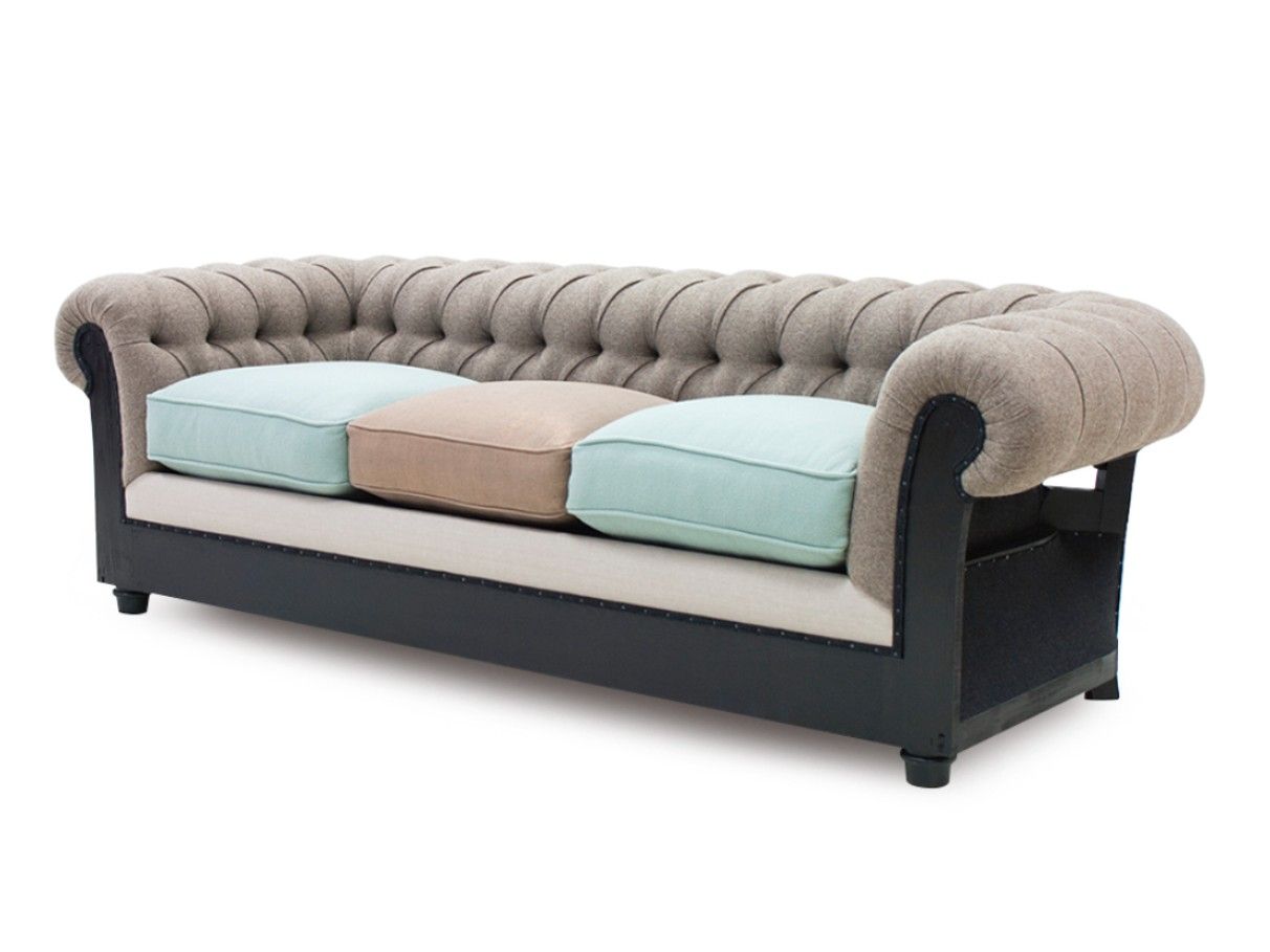 Двуспальный диван-кровать из ткани CREARTE COLLECTIONS Chesterfield Loor Essence ARCH-00020875 - Вид №3