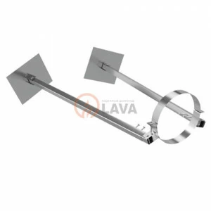 Кронштейн на крышу LAVA 250, телескоп 80-150, нерж. 439 (2,0)