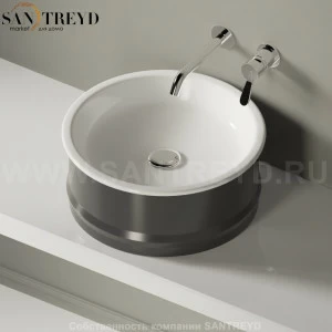 ACER0798PZG Накладная раковина на столешницу  круглая Agape