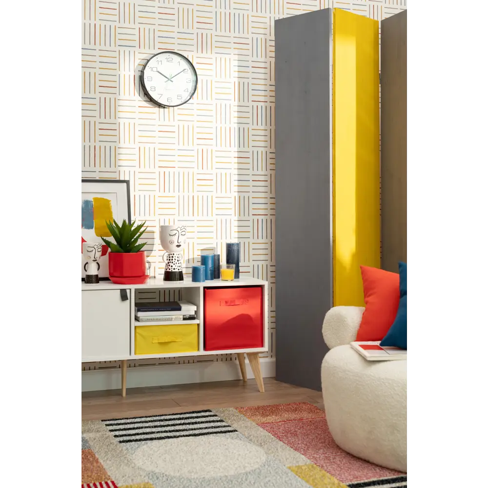Короб Spaceo KUB Carmen 31x31x31 см 29.7 л полиэстер цвет красный 81990635 STLM-2096143 - Вид №4