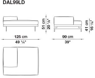 B&B Italia 3-х местный тканевый диван Dock sun-id-1376507 - Вид №187