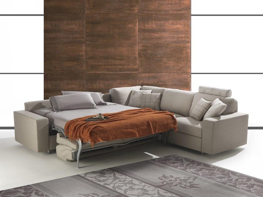 Flexstyle Угловой диван-кровать из ткани sun-id-1430810 - Вид №1