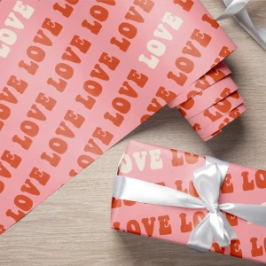 89353902 Бумага упаковочная «Love» 100x70 см цвет разноцветный STLM-0820148