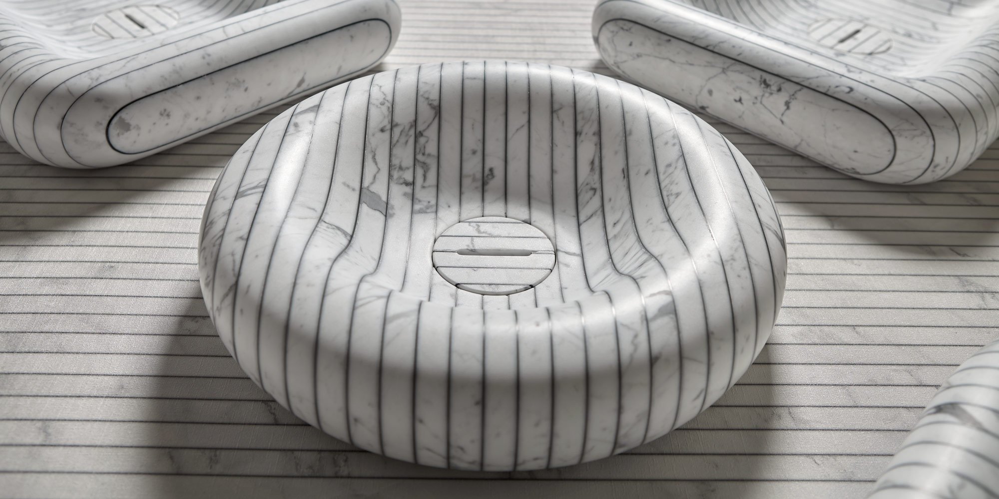 Gessati Накладная раковина на столешницу  прямоугольная Antoniolupi  - Вид №6