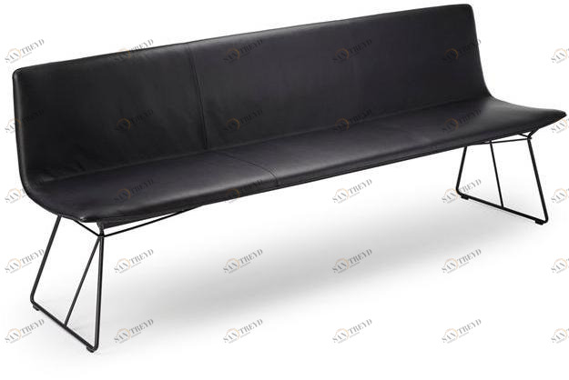 Freifrau Кожаная скамейка со спинкой Amelie sun-id-1457168