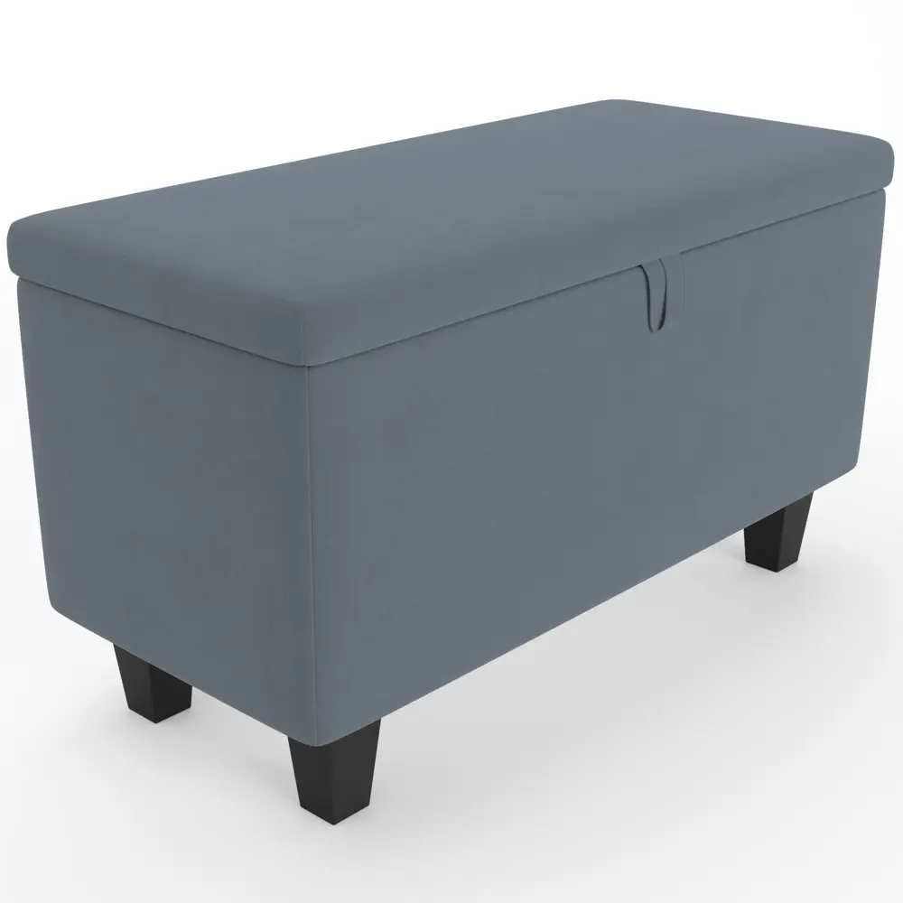 Банкетка полиэстер Seasons Типо Camaro 18 серый 79x46 см STLM-2025803